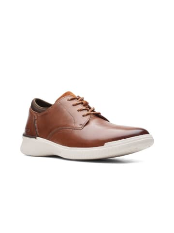 Clarks Leren sneakers lichtbruin