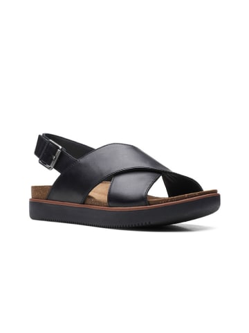 Clarks Leren sandalen zwart