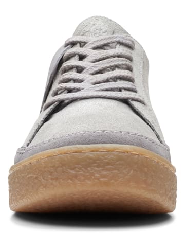 Clarks Leren sneakers "Barleigh Lace" grijs