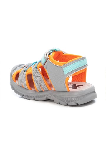 XTI Kids Enkelsandalen grijs/turquoise/oranje