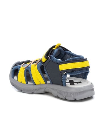 XTI Kids Enkelsandalen donkerblauw/geel