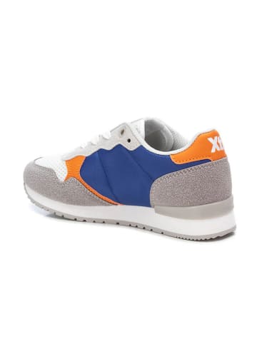 XTI Kids Sneakersy w kolorze szaro-niebiesko-pomarańczowym