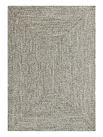 NORTHRUGS Indoor-/ Outdoor-Teppich "Braided" in Grau