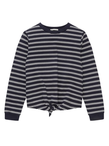 TOM TAILOR kids Sweatshirt in Dunkelblau/ Creme