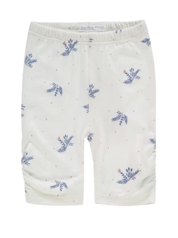 bellybutton Capri-Leggings in Weiß/ Blau