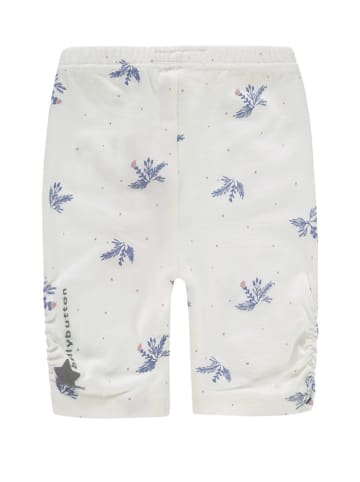 bellybutton Capri-Leggings in Weiß/ Blau
