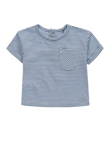 bellybutton Shirt in Blau/ Weiß