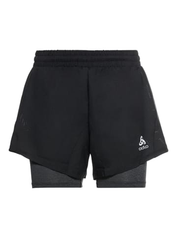 Odlo 2in1-Laufshorts "Run Easy 365" in Schwarz