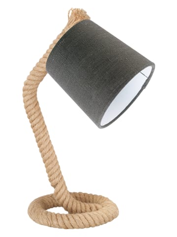 FISCHER & HONSEL Tafellamp "Yara" beige/grijs - (B)25 x (H)37,5 cm