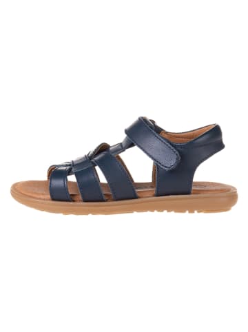 kmins Leren sandalen donkerblauw