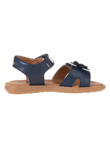 kmins Leren sandalen donkerblauw