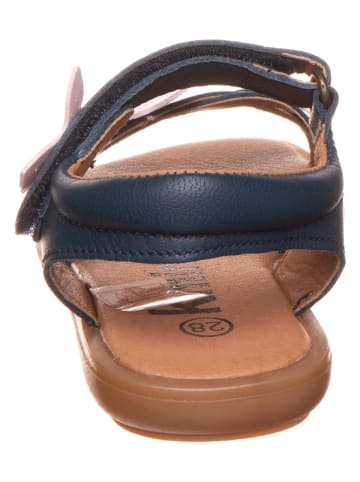 kmins Leder-Sandalen in Dunkelblau