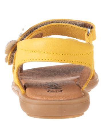 kmins Leren sandalen geel