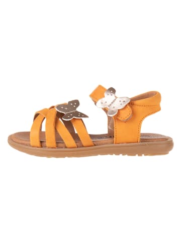 kmins Leren sandalen oranje