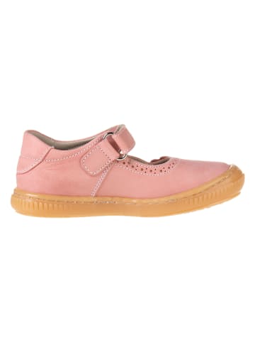 kmins Leder-Spangenballerinas in Rosa