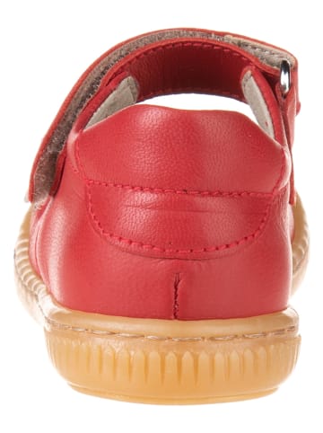 kmins Leder-Spangenballerinas in Rot