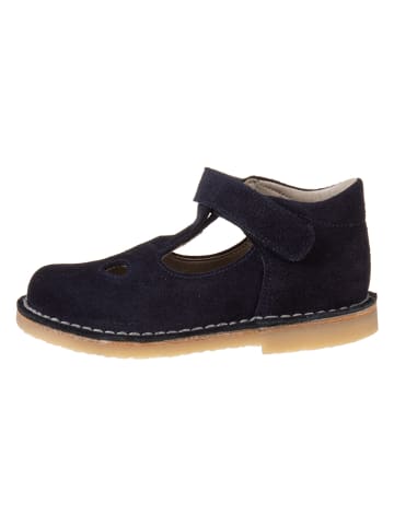 kmins Leren enkelsandalen donkerblauw