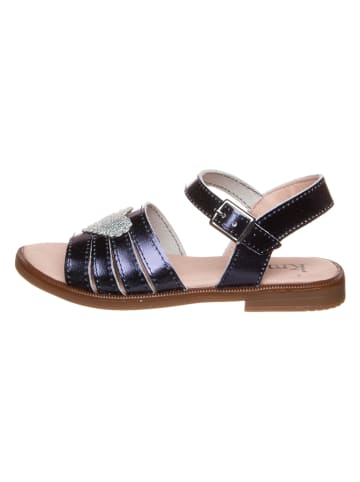 kmins Leren sandalen donkerblauw