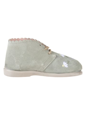kmins Leren boots lichtgroen