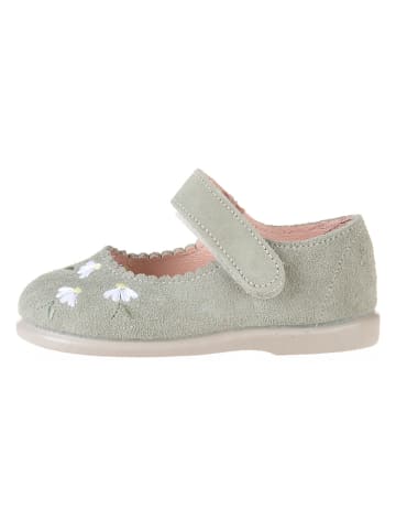 kmins Leder-Spangenballerinas in Mint