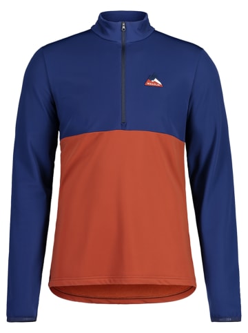 Maloja Functioneel shirt "NewarkM" donkerblauw/oranje