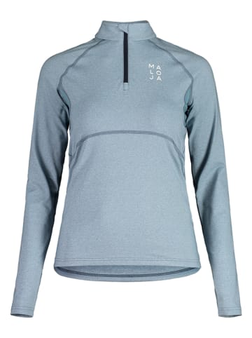 Maloja Koszulka sportowa "NerberryM" w kolorze błękitnym