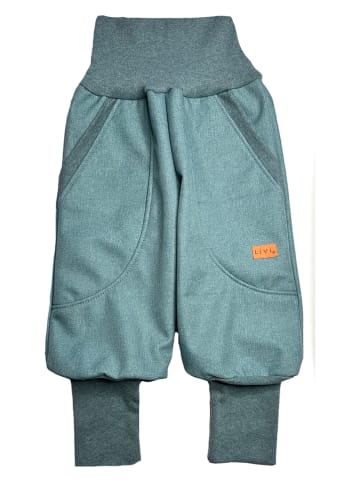 LiVi Softshellstreetjogger "Streetstyle graublau" grijs/blauw