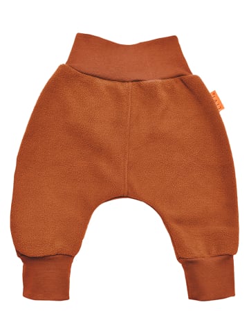 LiVi Babybroek "Fleece rost" oranje