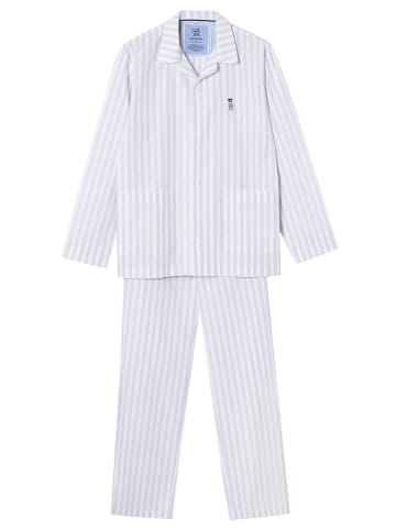 TATUUM Pyjama in Hellblau/ Weiß
