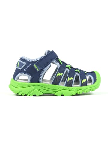 Richter Shoes Enkelsandalen donkerblauw/groen