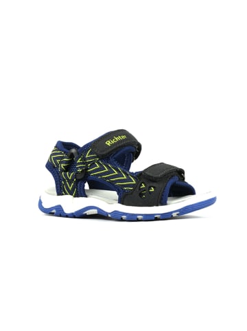 Richter Shoes Sandały w kolorze niebiesko-czarnym
