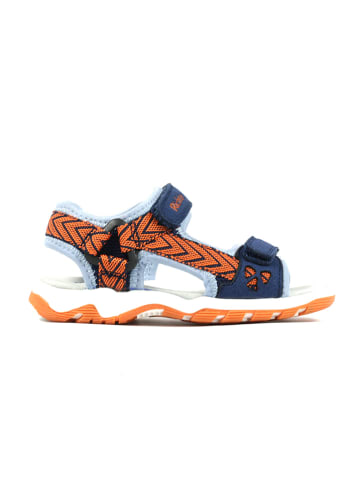 Richter Shoes Sandalen in Blau/ Orange