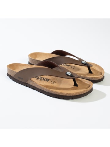 BACKSUN Teenslippers "Leopoldos" bruin