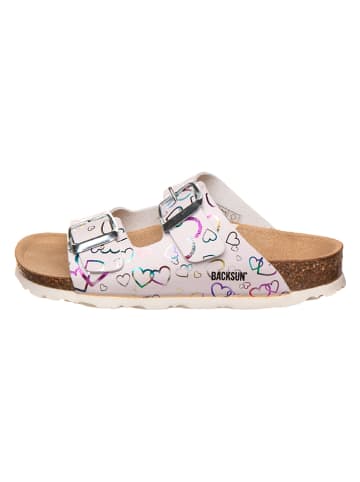 BACKSUN Pantoletten "Bali" in Rosa