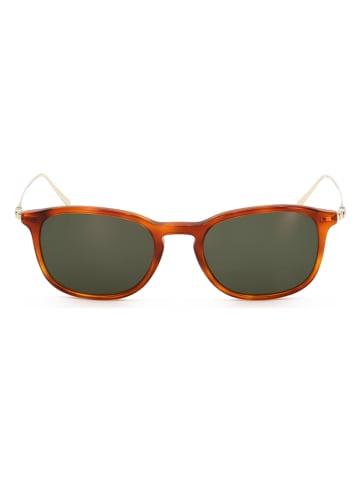 Salvatore Ferragamo Męskie okulary przeciwsłoneczne w kolorze pomarańczowo-szarym