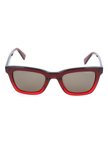 Lanvin Damskie okulary przeciwsłoneczne w kolorze czerwono-szarym