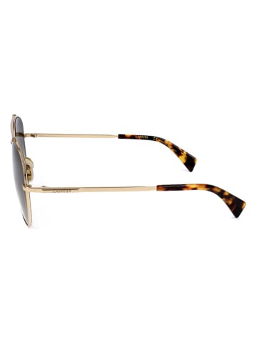 Lanvin Herenzonnebril goudkleurig/zwart