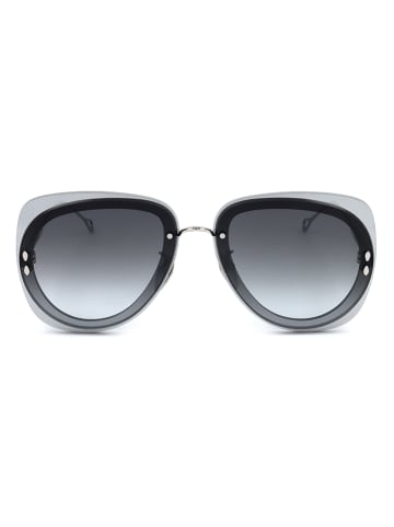 Isabel Marant Damen-Sonnenbrille in Schwarz-Silber/ Grau