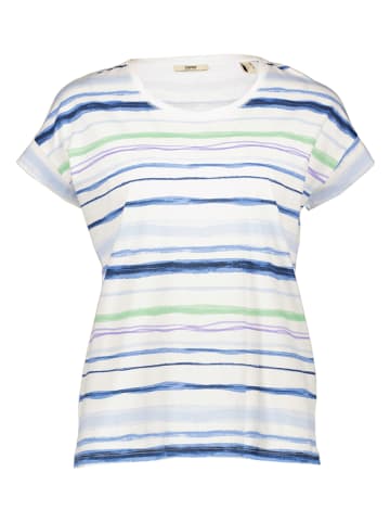 ESPRIT Shirt wit/blauw/groen