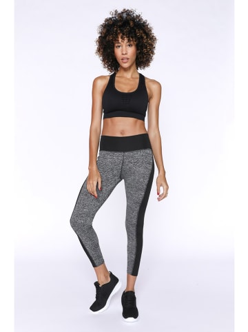 Onamaste Funktionsleggings in Schwarz/ Grau