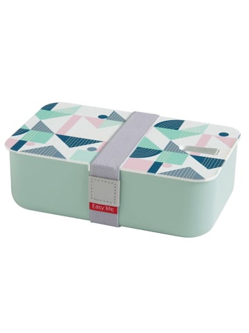 Easy Life Lunchbox "Geometric" turquoise/meerkleurig