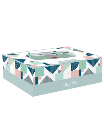 Easy Life Lunchbox "Geometric" turquoise/meerkleurig