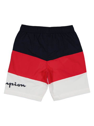 Champion Zwemshort donkerblauw/rood/wit