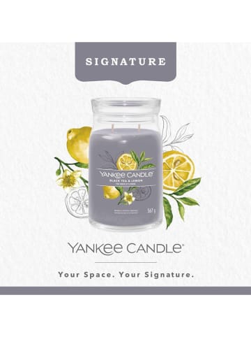 Yankee Candle Duftkerze "Black Tea & Lemon" - 567 g