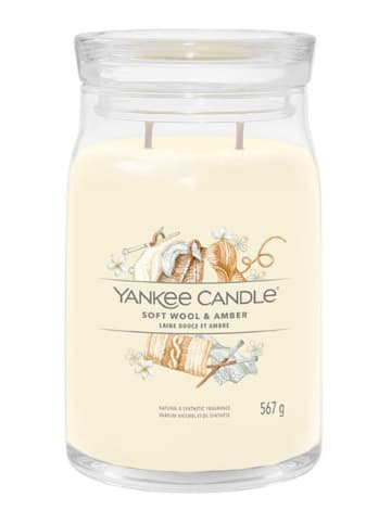 Yankee Candle Świeca zapachowa "Soft Wool & Amber" - 567 g