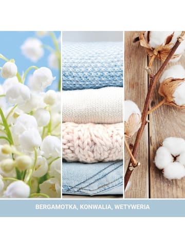 Yankee Candle Grote tuimelaarkaars "Clean Cotton" Weiß, 122 g