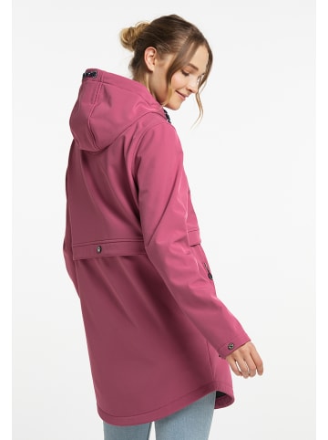 Schmuddelwedda Płaszcz softshellowy w kolorze różowym