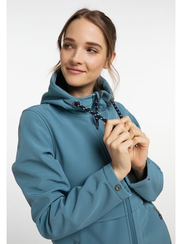 Schmuddelwedda Softshellmantel blauw