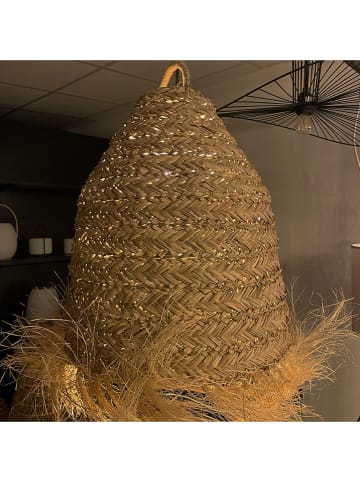 lumisky Lampa wisząca "Anafi" w kolorze jasnobrązowym - wys. 47 x Ø 41 cm