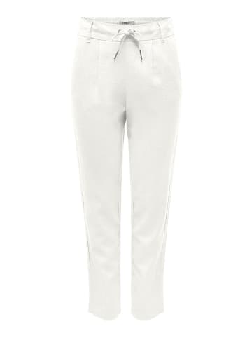 ONLY Spodnie "Caro-Poptrash" w kolorze białym